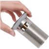 Pop-up bottenventil överflödesfunktion silver 6,4x6,4x9,1 cm vidaXL – miniatyr 5