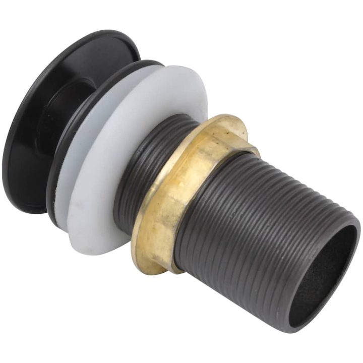 Pop-up bottenventil utan överflödesfunktion grå 6,4x6,4x9,1 cm vidaXL – bild 4