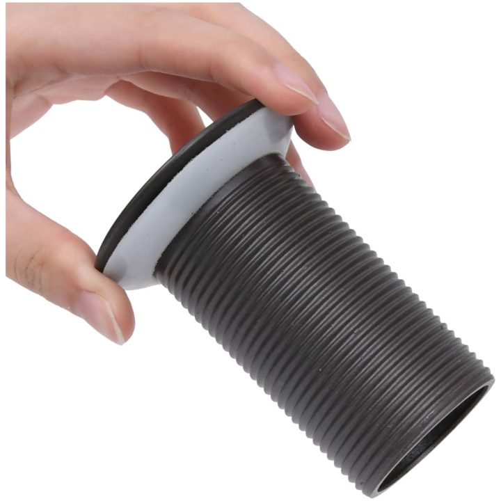 Pop-up bottenventil utan överflödesfunktion grå 6,4x6,4x9,1 cm vidaXL – bild 5