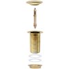 Pop-up bottenventil utan överflödesfunktion guld 6,4x6,4x9,1 cm vidaXL – miniatyr 4