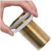 Pop-up bottenventil utan överflödesfunktion guld 6,4x6,4x9,1 cm vidaXL – miniatyr 6