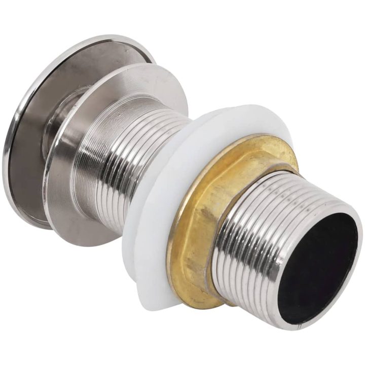 Pop-up bottenventil utan överflödesfunktion krom 6,4x6,4x9,1 cm vidaXL – bild 4