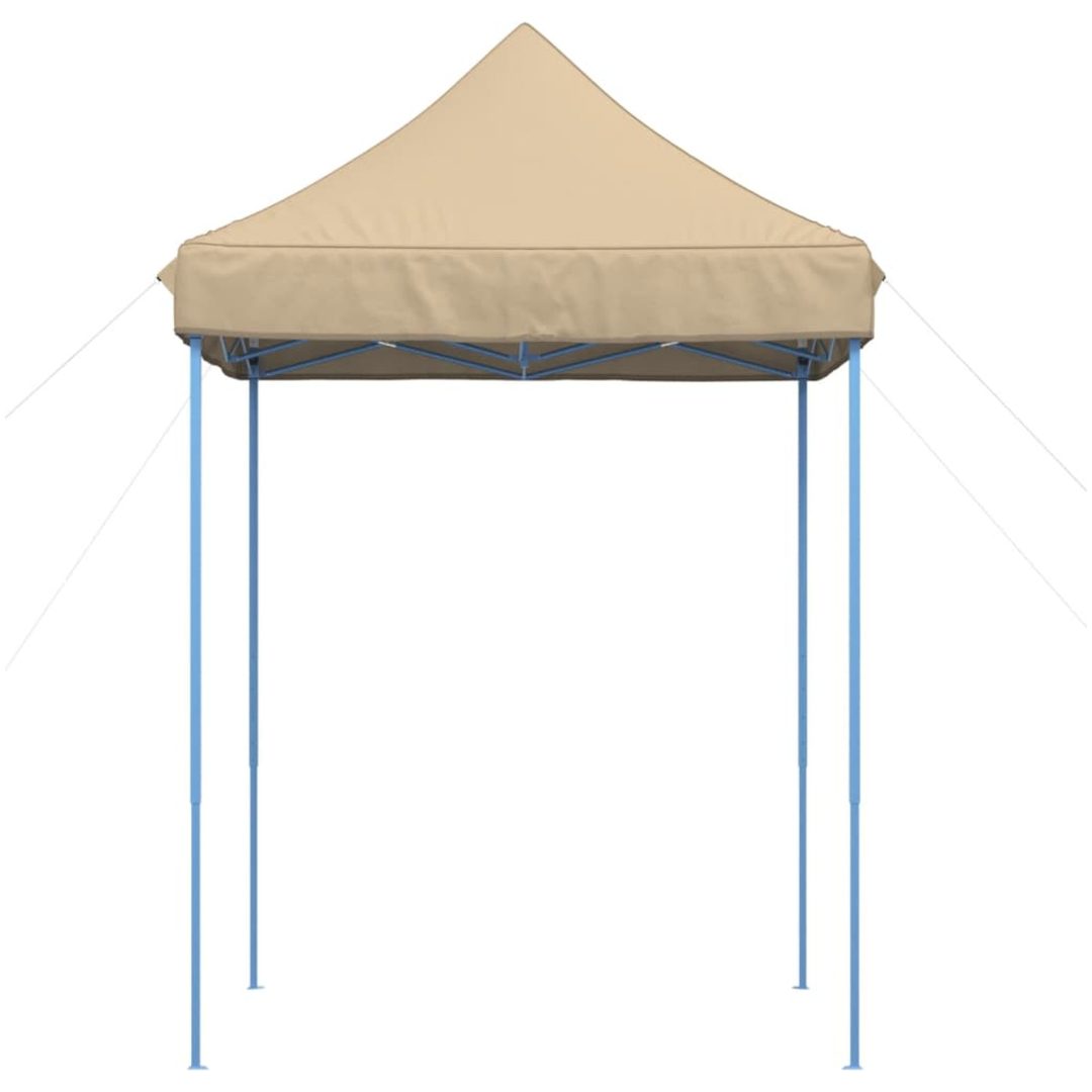 Pop-Up hopfällbart partytält 200x200x306 cm beige vidaXL – bild 3