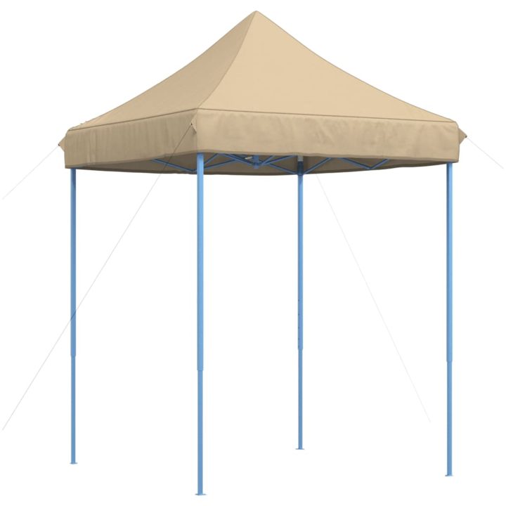 Pop-Up hopfällbart partytält 200x200x306 cm beige vidaXL – bild 5