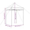 Pop-Up hopfällbart partytält 200x200x306 cm beige vidaXL – miniatyr 9