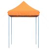 Pop-Up hopfällbart partytält 200x200x306 cm orange vidaXL – miniatyr 3