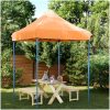 Pop-Up hopfällbart partytält 200x200x306 cm orange vidaXL – miniatyr 1