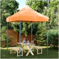 Pop-Up hopfällbart partytält 200x200x306 cm orange vidaXL