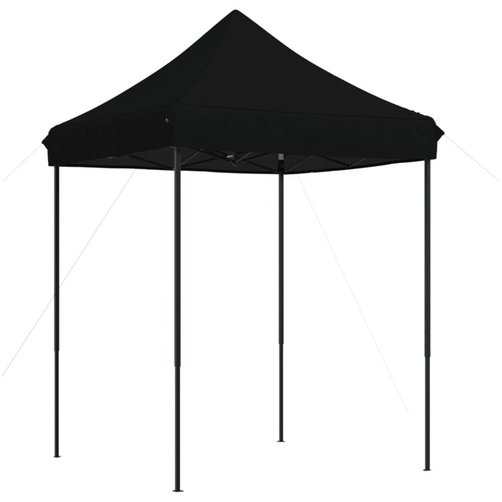Pop-Up hopfällbart partytält 200x200x306 cm svart vidaXL – bild 2