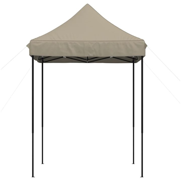 Pop-Up hopfällbart partytält 200x200x306 cm taupe vidaXL – bild 3