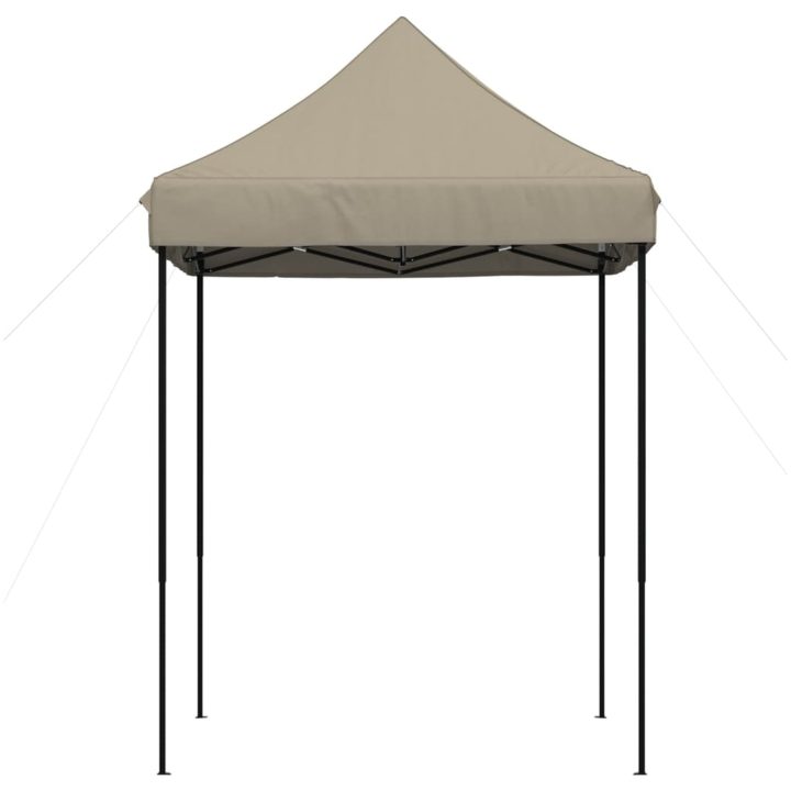 Pop-Up hopfällbart partytält 200x200x306 cm taupe vidaXL – bild 4