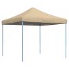 Pop-Up hopfällbart partytält 292x292x315 cm beige vidaXL – miniatyr 2