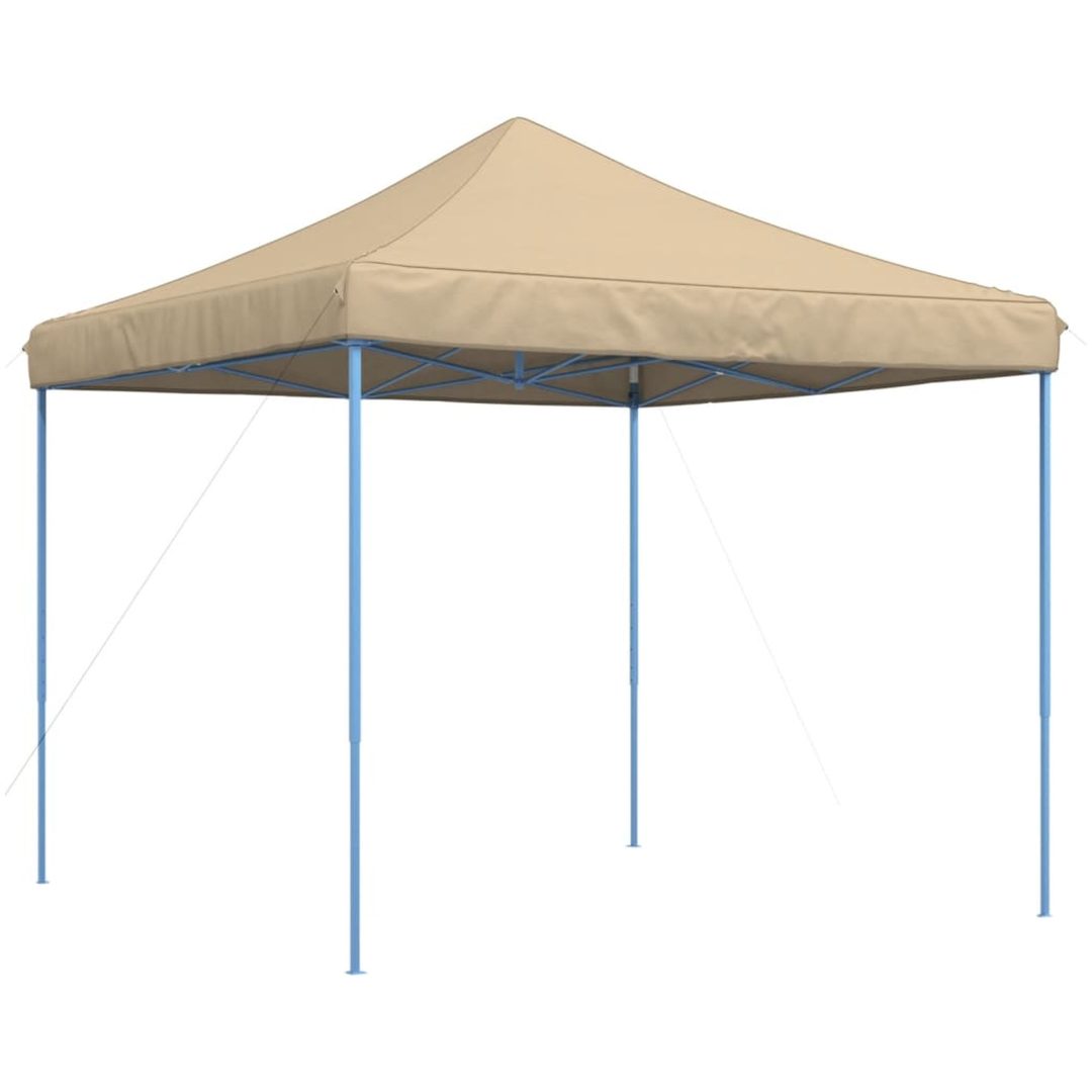Pop-Up hopfällbart partytält 292x292x315 cm beige vidaXL – bild 2