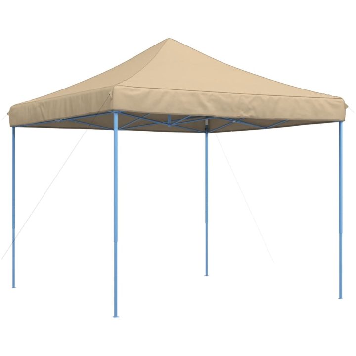 Pop-Up hopfällbart partytält 292x292x315 cm beige vidaXL – bild 2