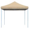 Pop-Up hopfällbart partytält 292x292x315 cm beige vidaXL – miniatyr 4