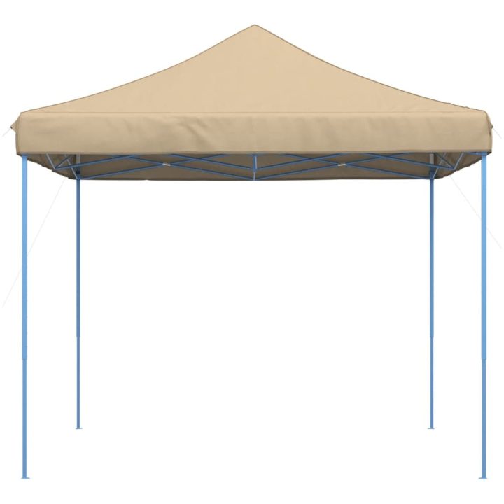 Pop-Up hopfällbart partytält 292x292x315 cm beige vidaXL – bild 4