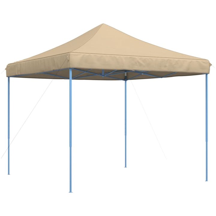 Pop-Up hopfällbart partytält 292x292x315 cm beige vidaXL – bild 5