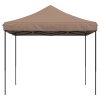 Pop-Up hopfällbart partytält 292x292x315 cm brun vidaXL – miniatyr 3