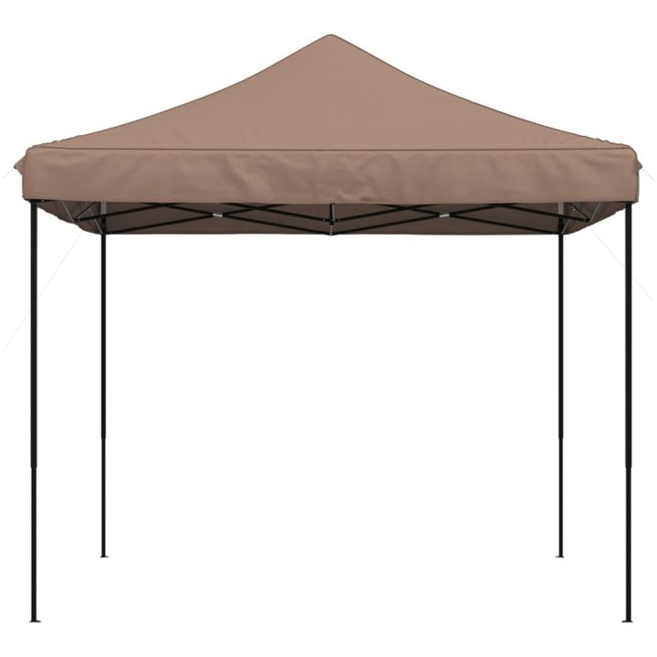 Pop-Up hopfällbart partytält 292x292x315 cm brun vidaXL – bild 3