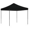 Pop-Up hopfällbart partytält 292x292x315 cm svart vidaXL – miniatyr 5