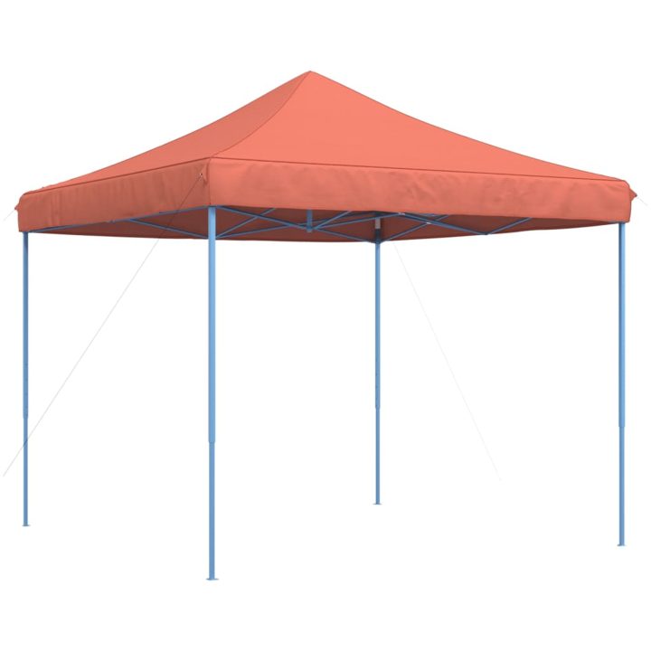 Pop-Up hopfällbart partytält 292x292x315 cm terrakotta vidaXL – bild 2