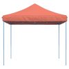 Pop-Up hopfällbart partytält 292x292x315 cm terrakotta vidaXL – miniatyr 3