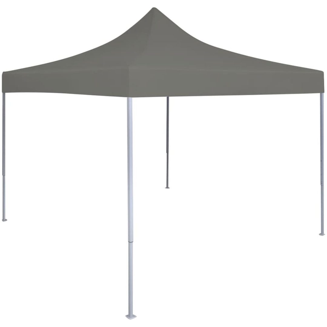 Pop-Up hopfällbart partytält 3x3 m antracit vidaXL