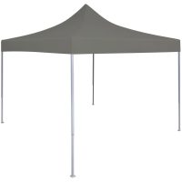 Pop-Up hopfällbart partytält 3x3 m antracit vidaXL