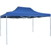 Pop-Up hopfällbart partytält 3x4,5 m blå vidaXL