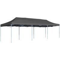 Pop-Up hopfällbart partytält 3x9 m antracit vidaXL