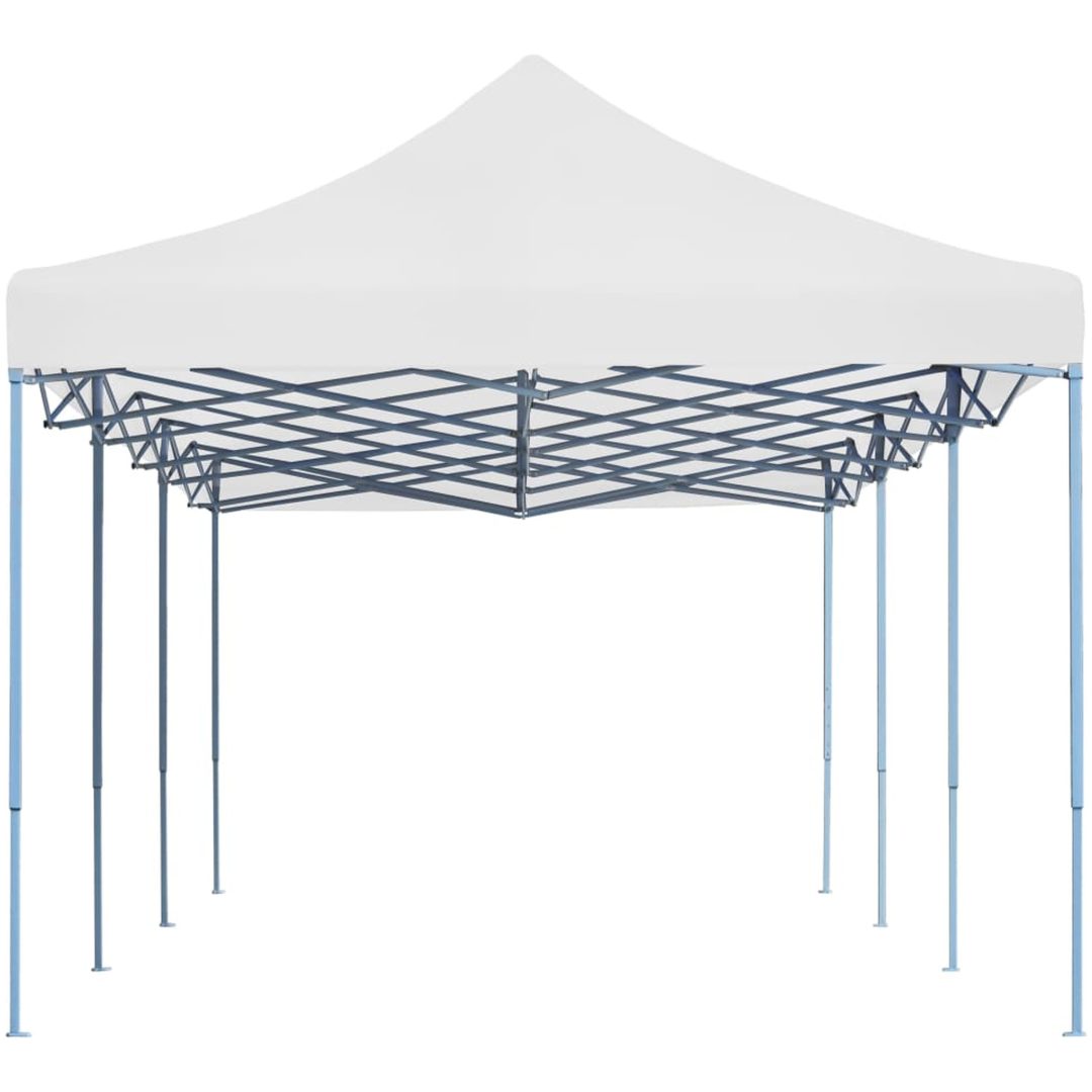 Pop-Up hopfällbart partytält 3x9 m vit vidaXL – bild 3