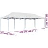 Pop-Up hopfällbart partytält 3x9 m vit vidaXL – miniatyr 9