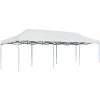 Pop-Up hopfällbart partytält 3x9 m vit vidaXL – miniatyr 1