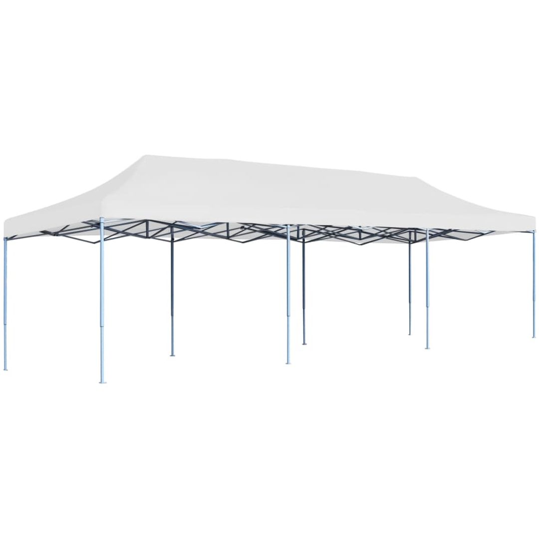 Pop-Up hopfällbart partytält 3x9 m vit vidaXL