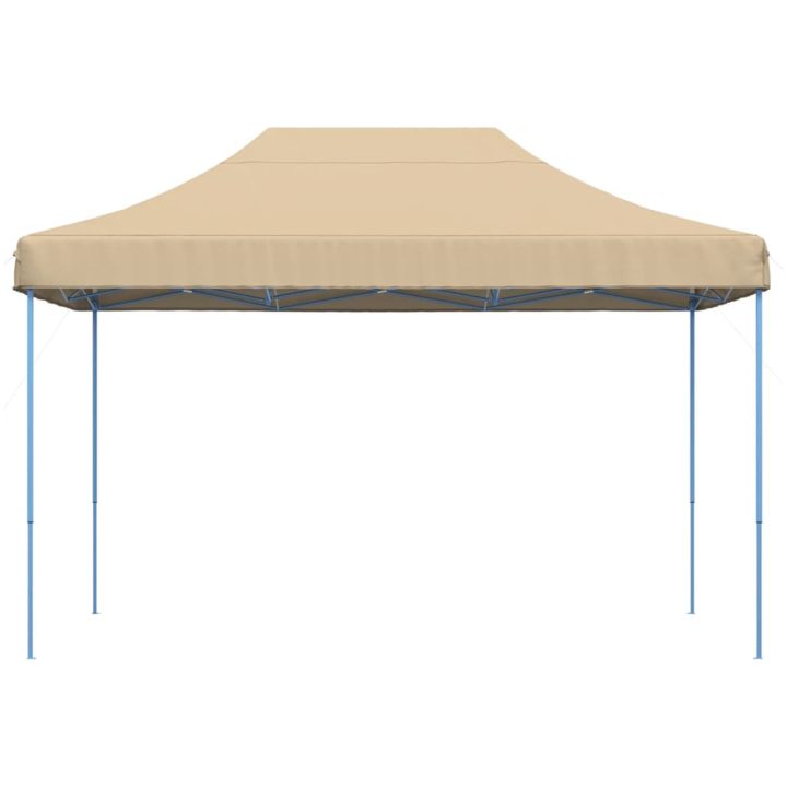 Pop-Up hopfällbart partytält 410x279x315 cm beige vidaXL – bild 3