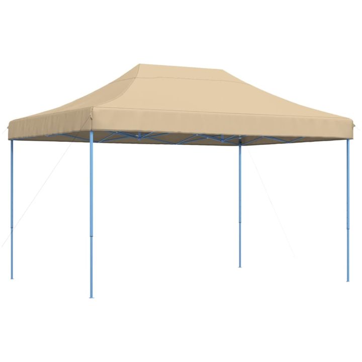 Pop-Up hopfällbart partytält 410x279x315 cm beige vidaXL – bild 5