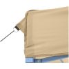 Pop-Up hopfällbart partytält 410x279x315 cm beige vidaXL – miniatyr 7