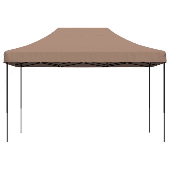 Pop-Up hopfällbart partytält 410x279x315 cm brun vidaXL – bild 3