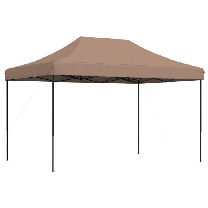 Pop-Up hopfällbart partytält 410x279x315 cm brun vidaXL – bild 5
