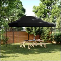 Pop-Up hopfällbart partytält 410x279x315 cm svart vidaXL