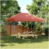 Pop-Up hopfällbart partytält 410x279x315 cm terrakotta vidaXL – miniatyr 1