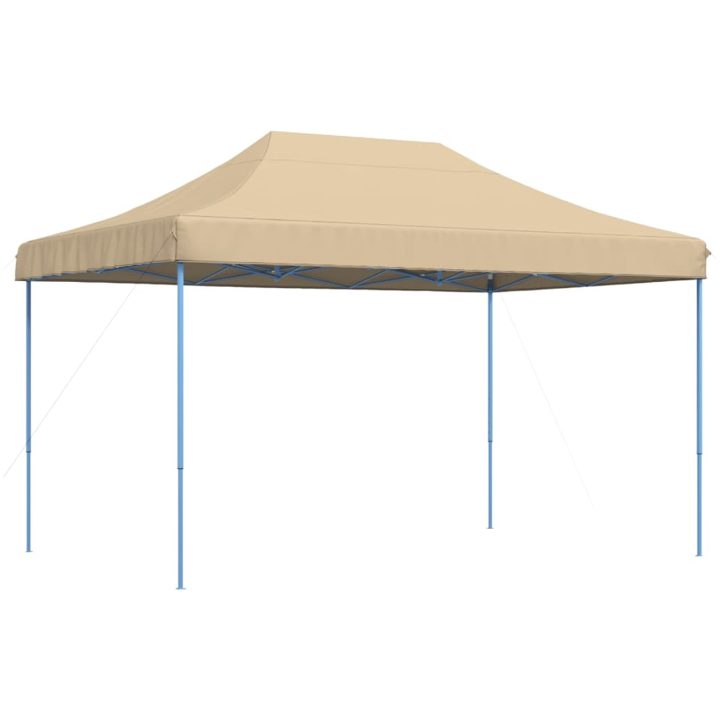 Pop-Up hopfällbart partytält 440x292x315 cm beige vidaXL – bild 2