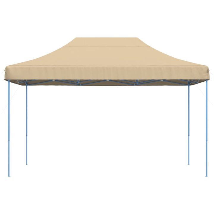 Pop-Up hopfällbart partytält 440x292x315 cm beige vidaXL – bild 3