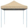Pop-Up hopfällbart partytält 440x292x315 cm beige vidaXL – miniatyr 4