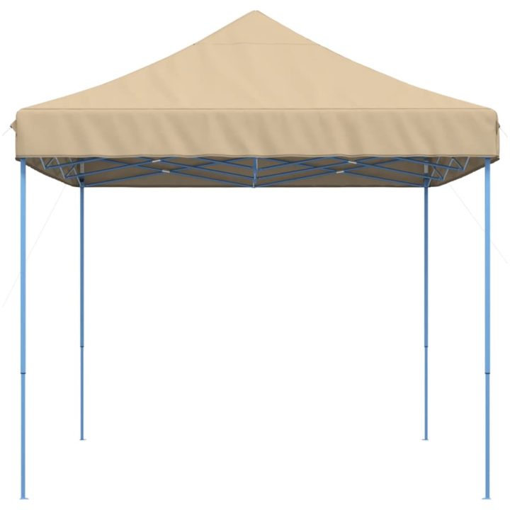 Pop-Up hopfällbart partytält 440x292x315 cm beige vidaXL – bild 4