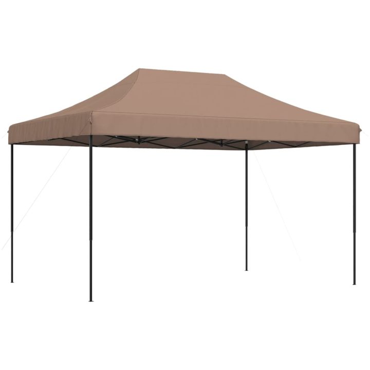 Pop-Up hopfällbart partytält 440x292x315 cm brun vidaXL – bild 5