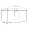 Pop-Up hopfällbart partytält 440x292x315 cm grön vidaXL – miniatyr 9