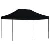 Pop-Up hopfällbart partytält 440x292x315 cm svart vidaXL – miniatyr 2