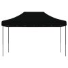 Pop-Up hopfällbart partytält 440x292x315 cm svart vidaXL – miniatyr 3