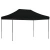 Pop-Up hopfällbart partytält 440x292x315 cm svart vidaXL – miniatyr 5
